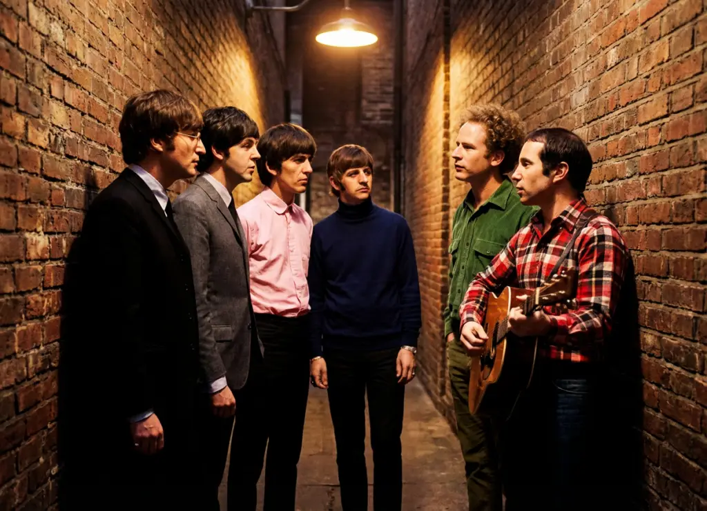The Beatles Face Off with Simon & Garfunkel