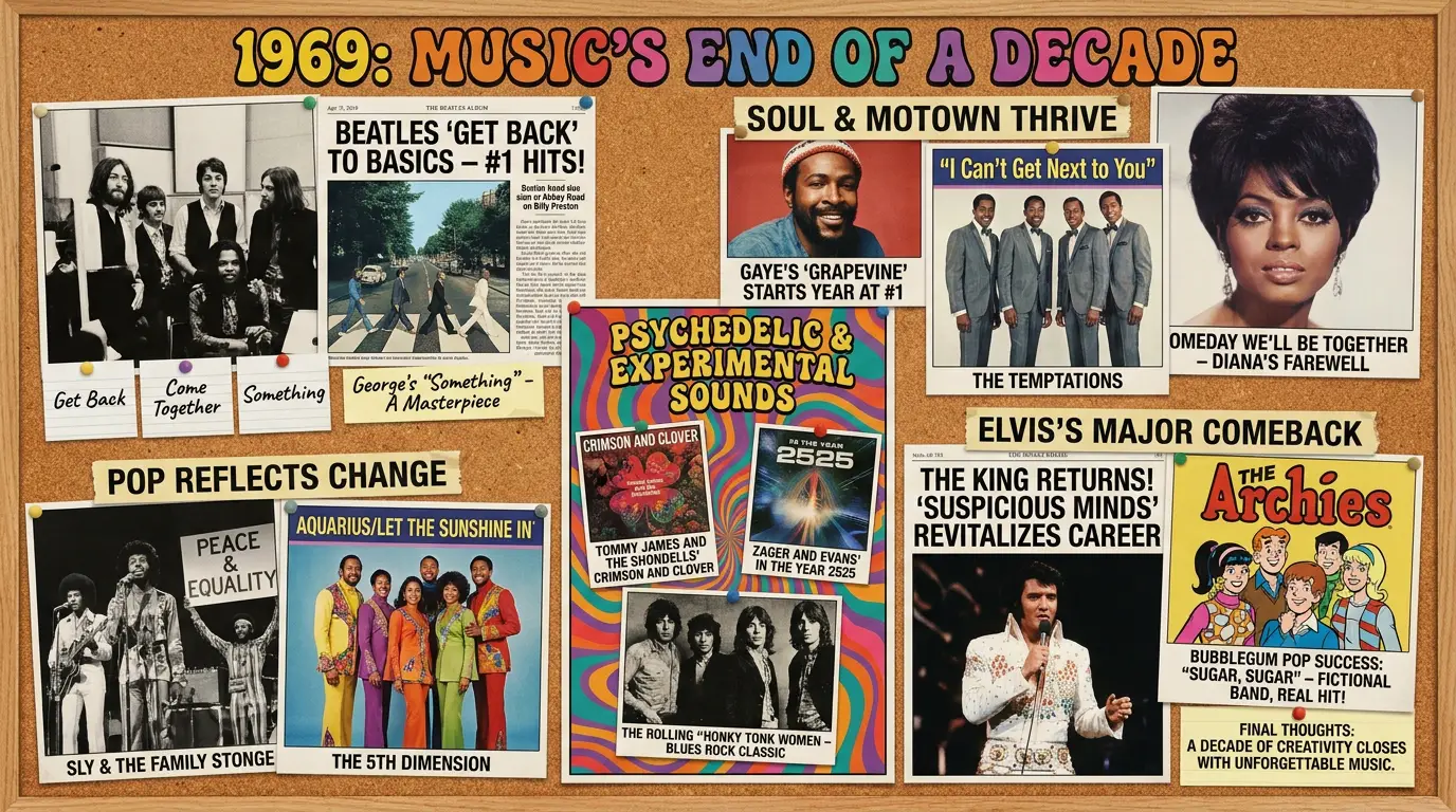 Number 1 hits of 1969