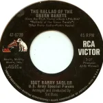 The Ballad of the Green Berets – Staff Sergeant Barry Sadler